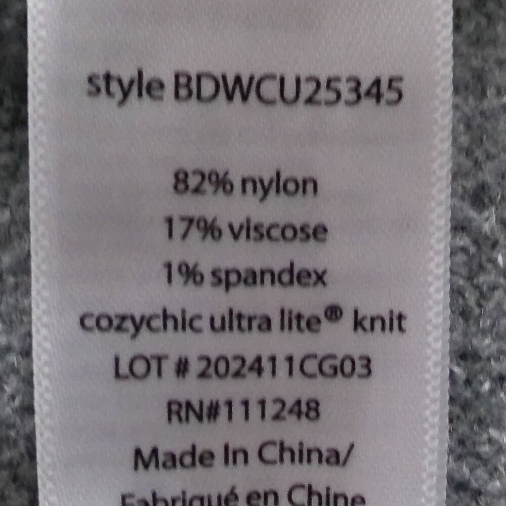 BAREFOOT DREAMS CozyChic Ultra Lite Slim Ribbed Moon Beam Color Pant M - Picture 7 of 10